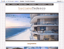 Tablet Screenshot of lucianotedesco.com